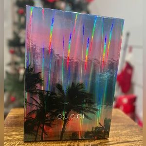 Gucci Collection Gift Box Palm Tree Silver Hard Pink Limited Edition